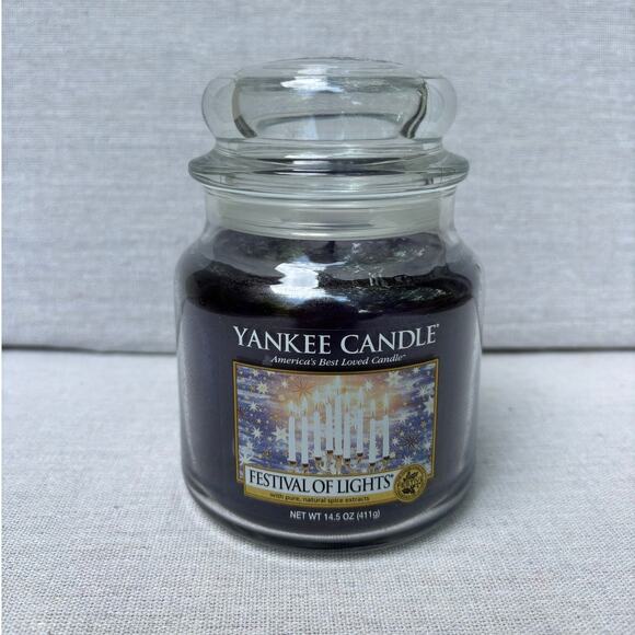 NEW 14.5oz Yankee Candle Festival of Lights Unused No longer made holiday - Picture 1 of 6